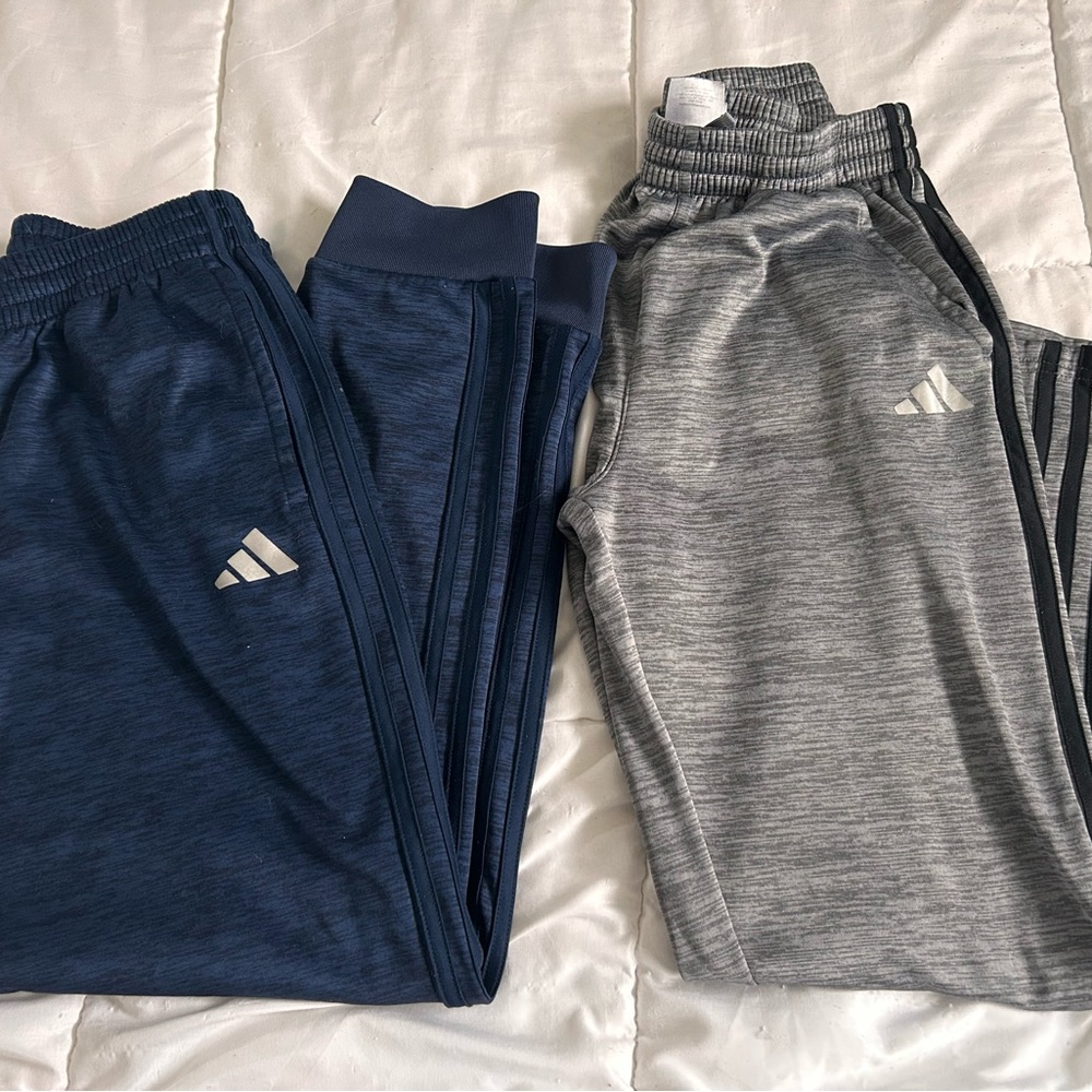 Adidas ' Navy and Gray Joggers Set
